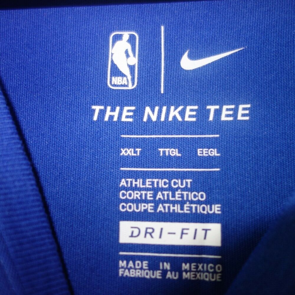 Nike NBA T- Shirt Men's XXL Tall G League Clippers Blue Short Sleeve Dri-FIT NEW - Picture 8 of 9